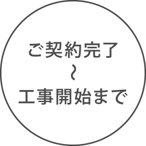 ご契約完了工事開始まで